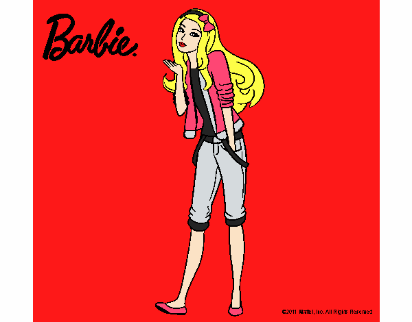 Barbie con look casual