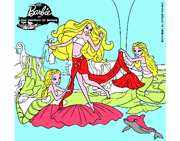 Barbie con sirenas