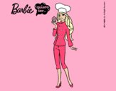 Dibujo Barbie de chef pintado por kjdfshiudf