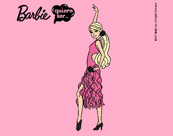 Barbie flamenca