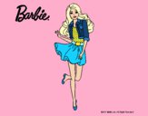 Dibujo Barbie informal pintado por kjdfshiudf