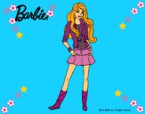 Dibujo Barbie juvenil pintado por LunaLunita