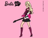 Dibujo Barbie la rockera pintado por kjdfshiudf