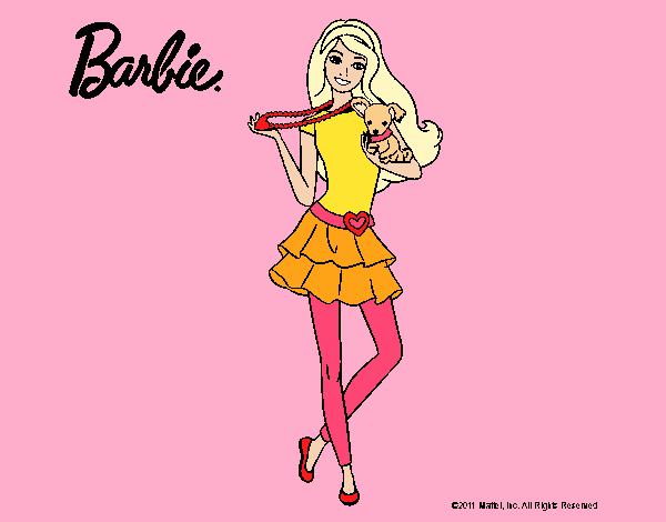 Barbie y su mascota