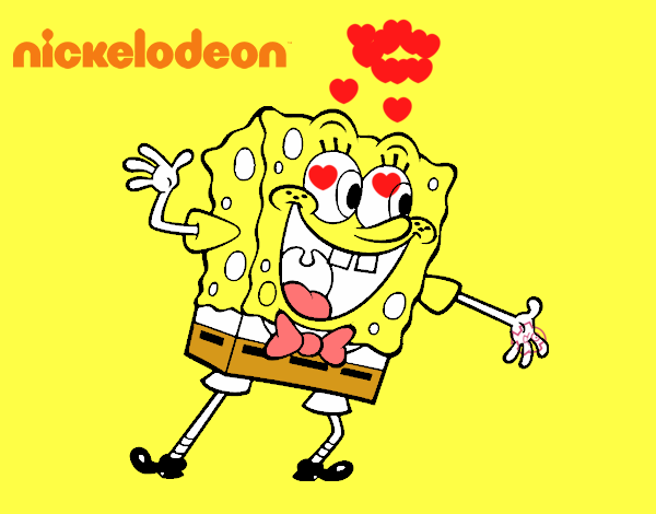 Bob Esponja saludando