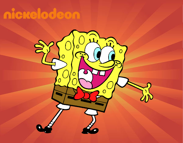 Bob Esponja saludando