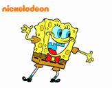 Bob Esponja saludando