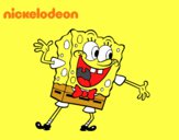 Bob Esponja saludando