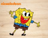 Bob Esponja saludando