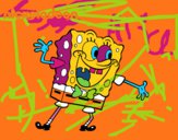 Bob Esponja saludando