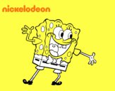 Bob Esponja saludando