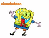 Bob Esponja saludando