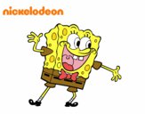 Bob Esponja saludando