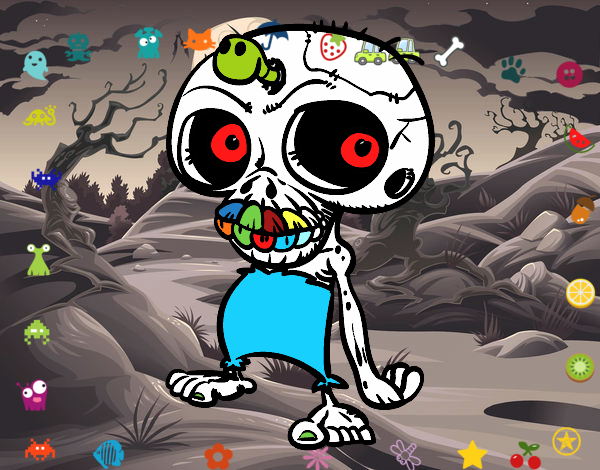 Calavera zombie