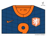 Camiseta del mundial de fútbol 2014 de Holanda