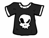 Dibujo Camiseta emo pintado por kjdfshiudf