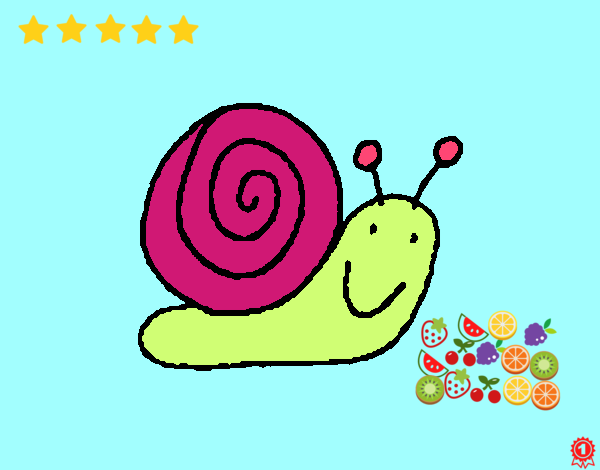 caracol feliz