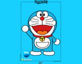 Dibujo Doraemon pintado por kjdfshiudf