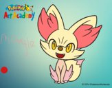 Dibujo Fennekin pintado por kevin12