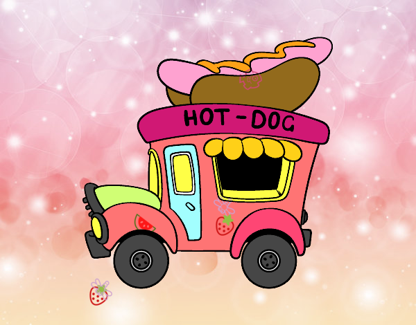 Food truck de perritos calientes