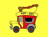 Food truck de perritos calientes