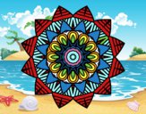 Dibujo Mandala frutal pintado por Chiche8