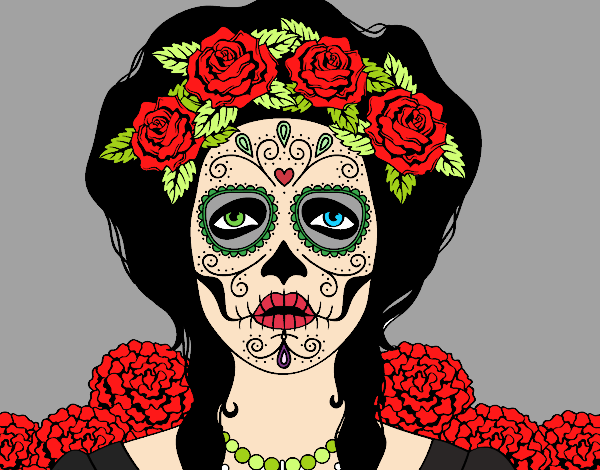 Mujer calavera mejicana