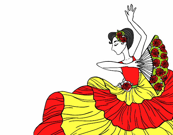 Mujer flamenca