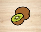 Dibujo Un kiwi pintado por kjdfshiudf