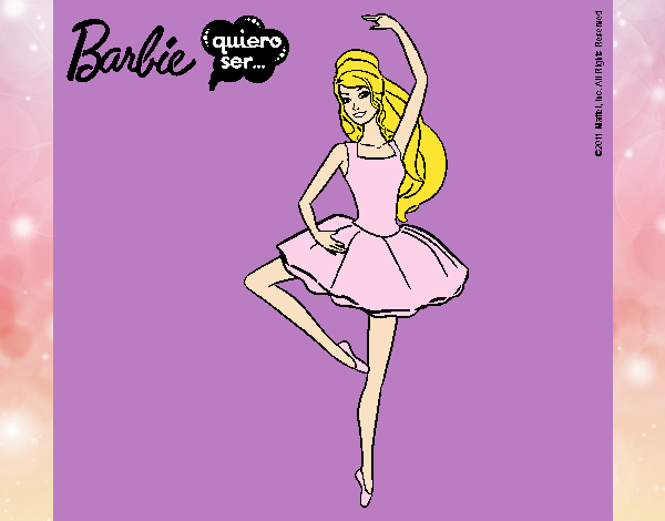 Dibujo De Barbie Bailarina De Ballet Pintado Por En Dibujos Net El D A A Las