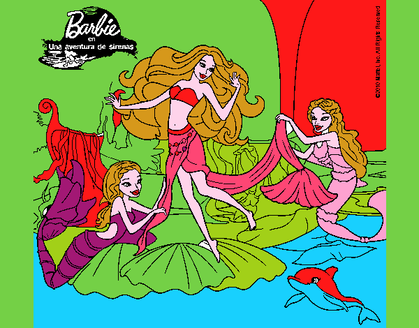 Barbie con sirenas