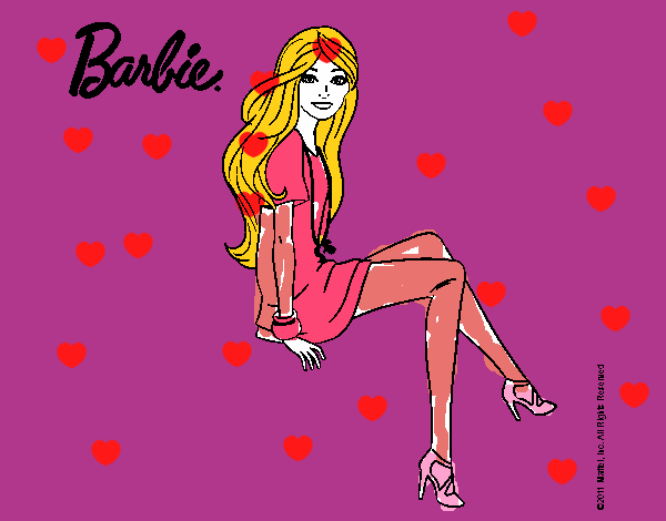 Barbie sentada