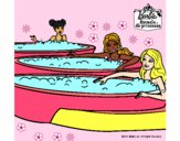 Barbie y sus amigas en el jacuzzi