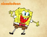 Bob Esponja saludando