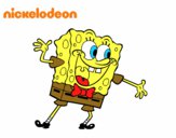 Bob Esponja saludando