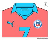 Camiseta del mundial de fútbol 2014 de Chile