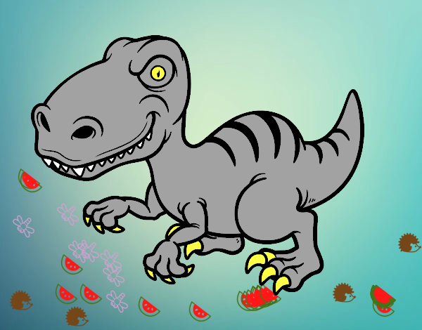 Dinosaurio velociraptor