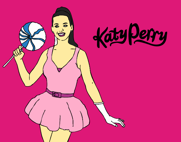 Katy Perry con piruleta