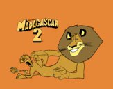 Dibujo Madagascar 2 Alex 3 pintado por kjdfshiudf