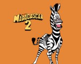 Dibujo Madagascar 2 Marty 2 pintado por kjdfshiudf