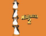 Dibujo Madagascar 2 Pingüinos pintado por kjdfshiudf