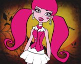 Dibujo Monster High Draculaura pintado por kjdfshiudf