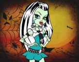 Dibujo Monster High Frankie Stein pintado por kjdfshiudf