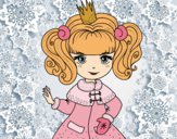 Dibujo Princesa del invierno pintado por kjdfshiudf