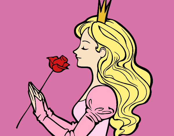 Princesa y rosa