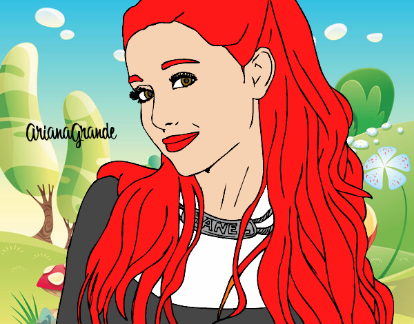 Ariana Grande con collar