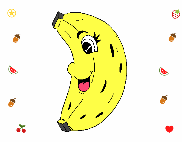 Banana feliz