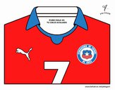 Camiseta del mundial de fútbol 2014 de Chile