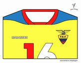 Camiseta del mundial de fútbol 2014 de Ecuador