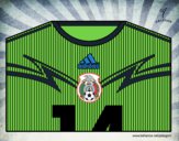 Camiseta del mundial de fútbol 2014 de México